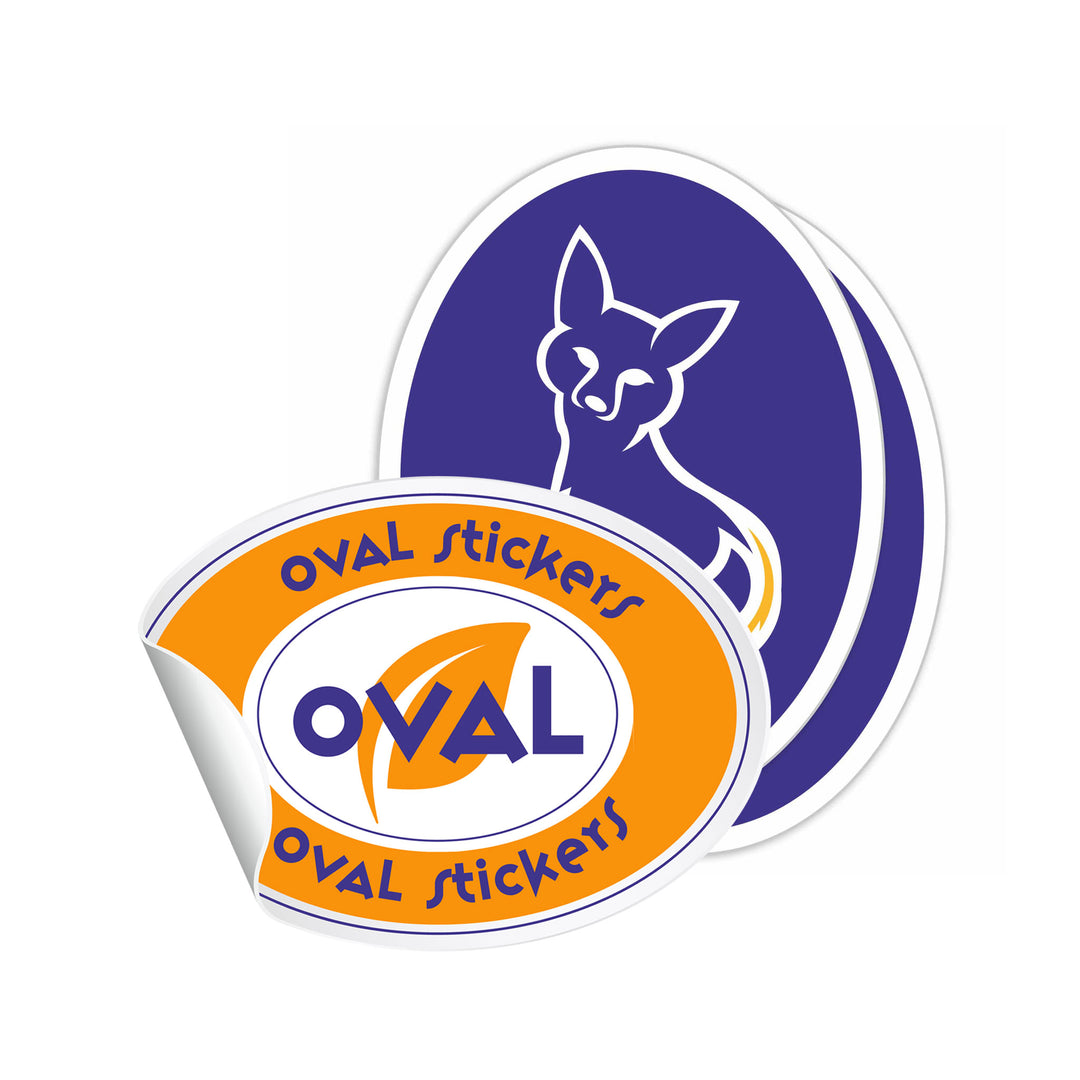 Oval Stickers